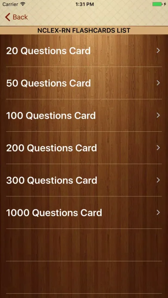 NCLEX-RN Flashcards Screenshots