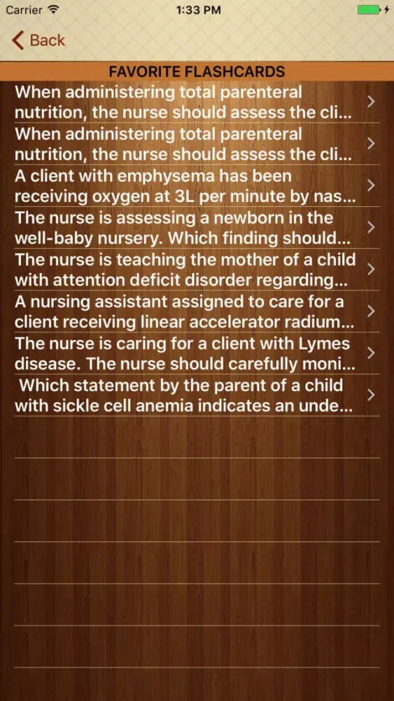 NCLEX-RN Flashcards Screenshots
