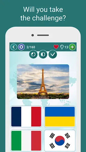 Zrzuty ekranu Geography Quiz - World Flags