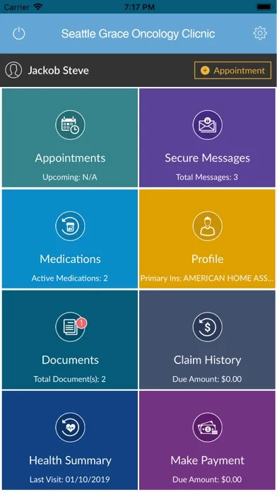 Ảnh chụp màn hình của talkPHR
