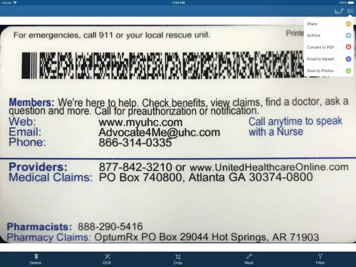 MTBC Doc Scan iPad  Screenshots