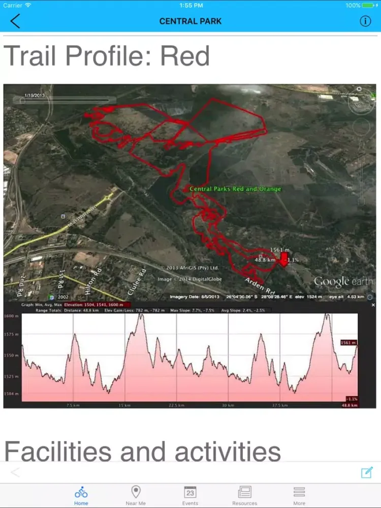 MTB Trails SA iPad  スクリーンショット
