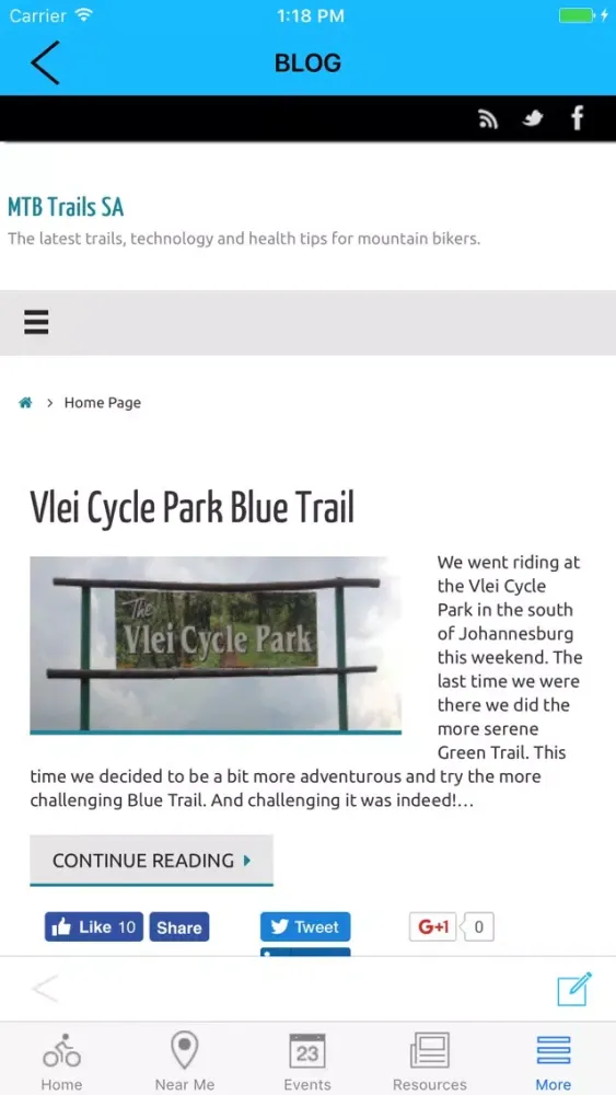MTB Trails SA スクリーンショット
