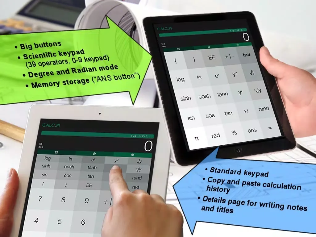 Calculator π iPad  স্ক্রিনশট