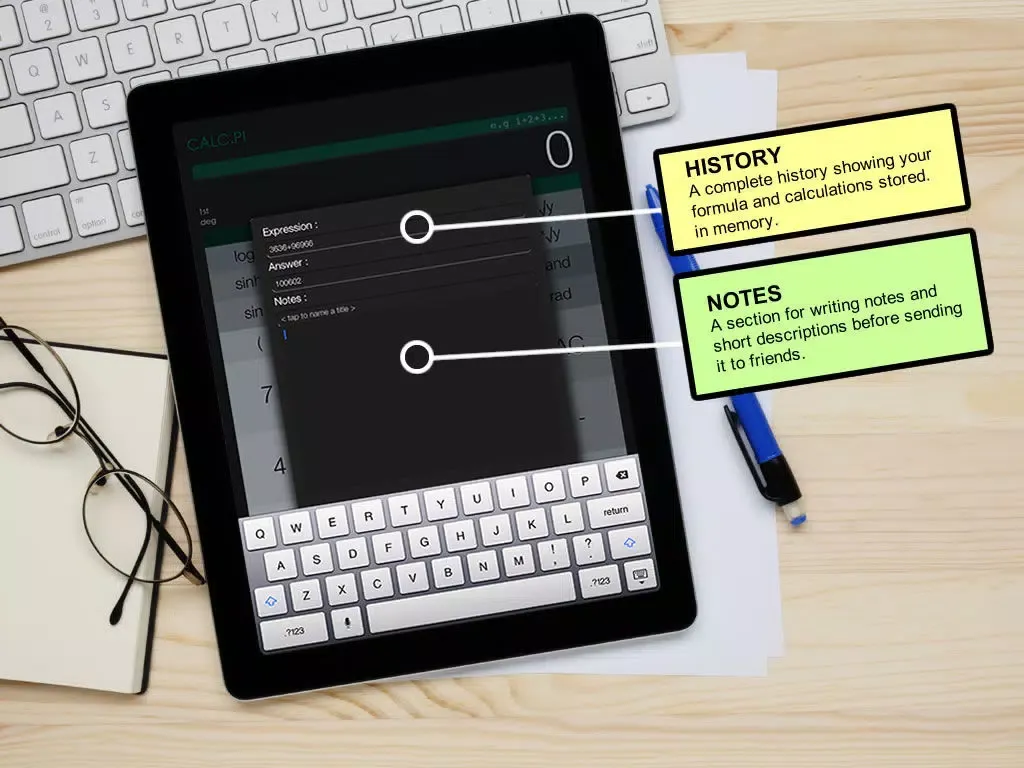 Calculator π iPad  স্ক্রিনশট