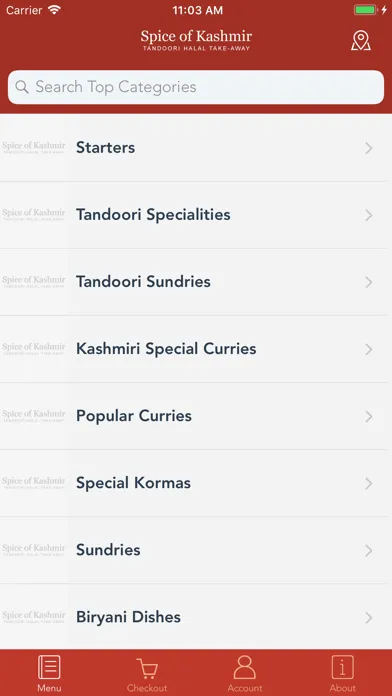 Spice of Kashmir 스크린샷
