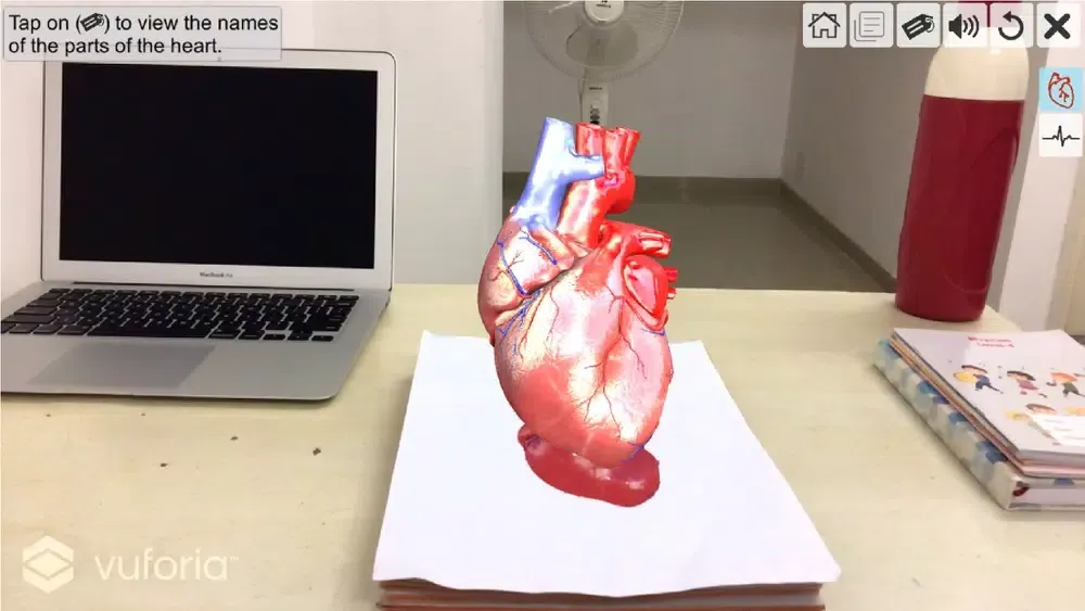 Скриншоты AR Human heart – A glimpse