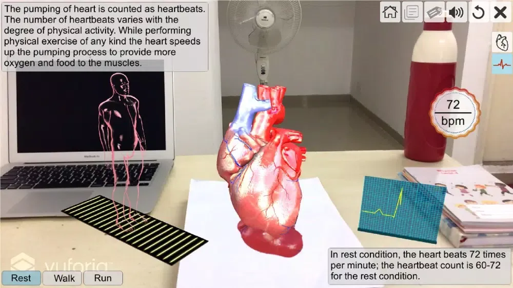 Скриншоты AR Human heart – A glimpse