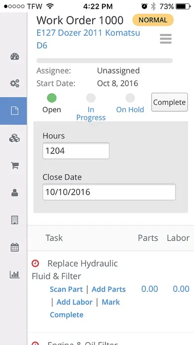 Maintenance Pro Web应用截图