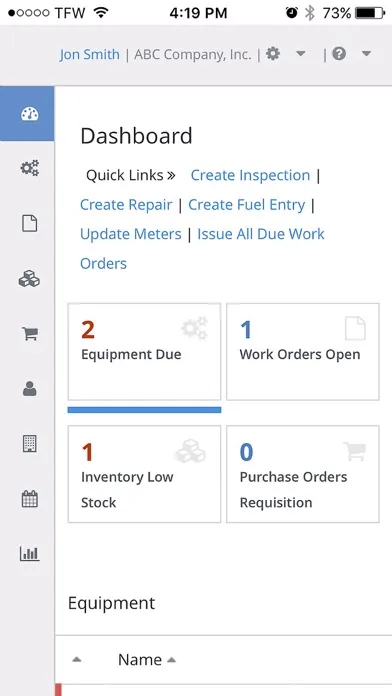 Maintenance Pro Web应用截图