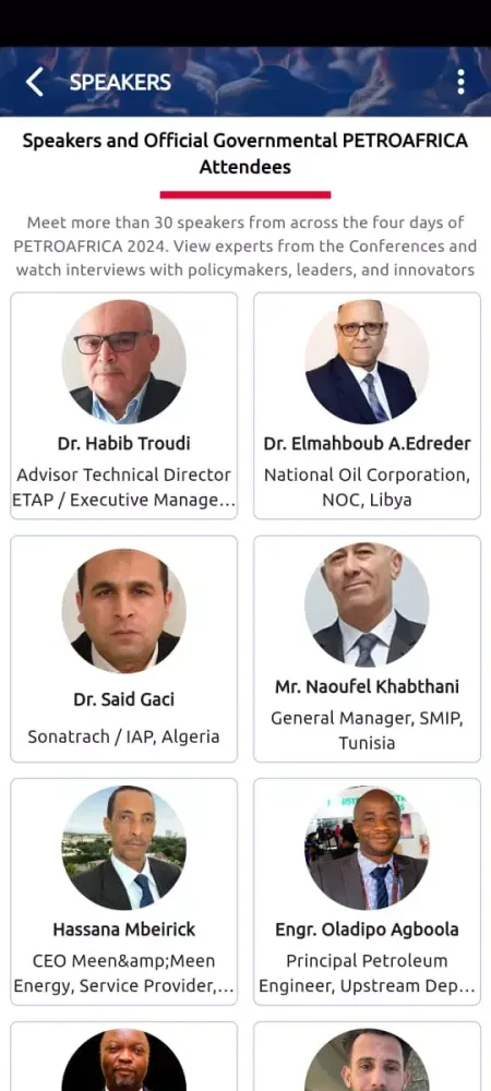 PETROAFRICA Ekran Görüntüleri