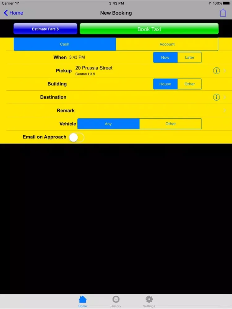 Delta Taxis iPad 应用截图
