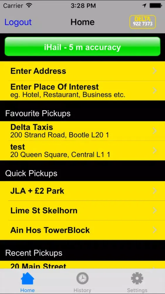 Delta Taxis应用截图