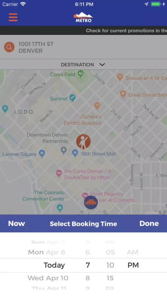 Denver Taxi App স্ক্রিনশট