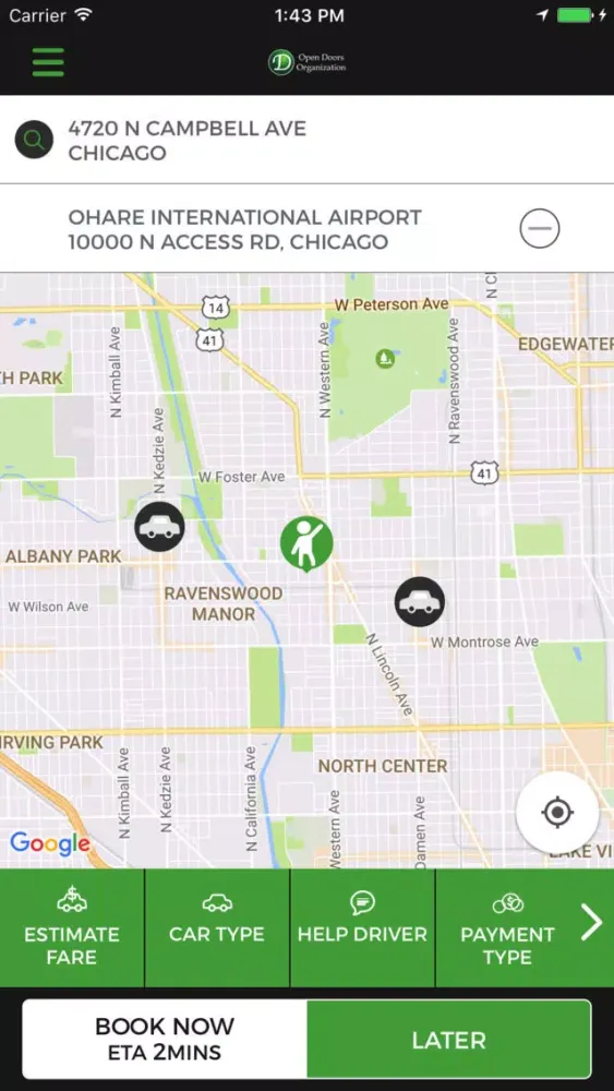 Capturas de pantalla de Open Taxis