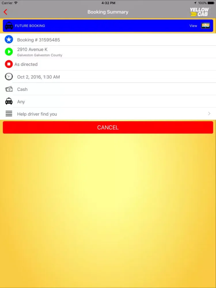 Скриншоты Hailacab Galveston iPad 