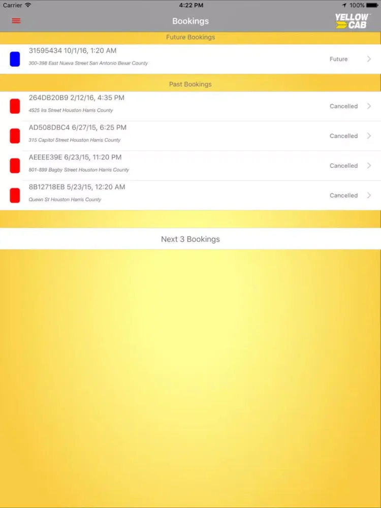 Hailacab San Antonio iPad 应用截图