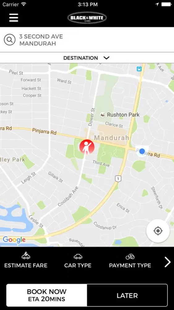 Tangkapan layar BWC Mandurah