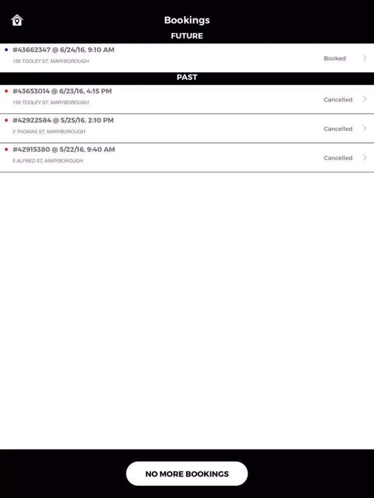 BWC Maryborough iPad  Screenshots