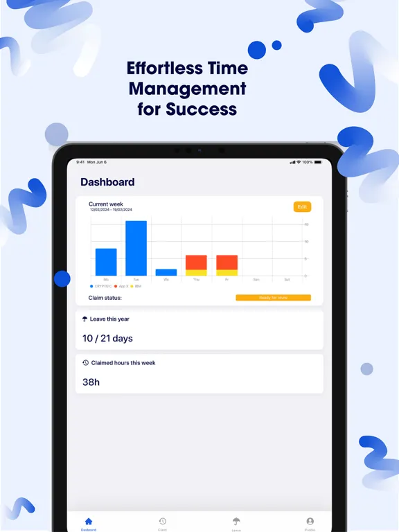Claimit.app iPad  Screenshots