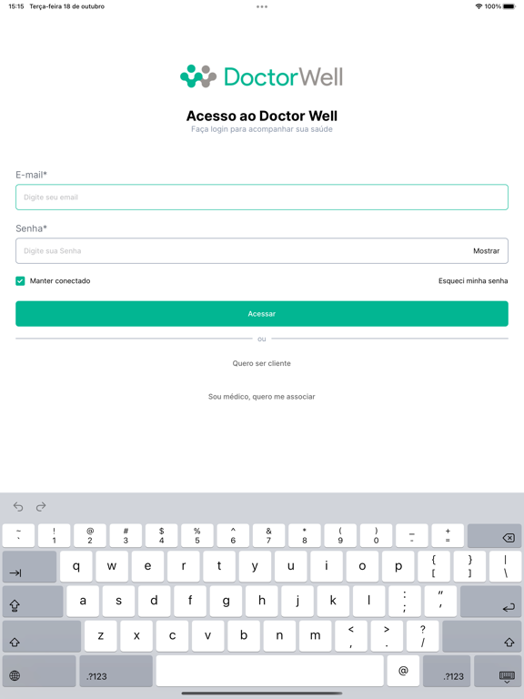 Dr. Well iPad  スクリーンショット