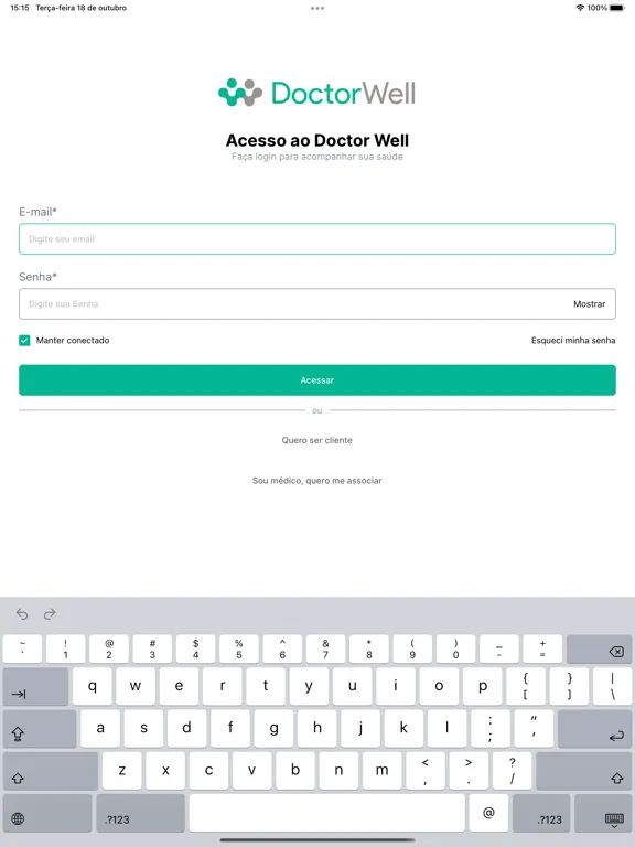 Zrzuty ekranu Dr. Well iPad 