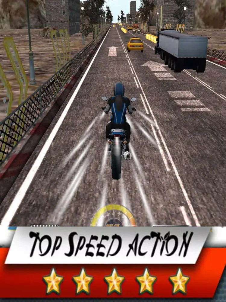 Capturas de pantalla de Crazy Bike Traffic Racing Free iPad 