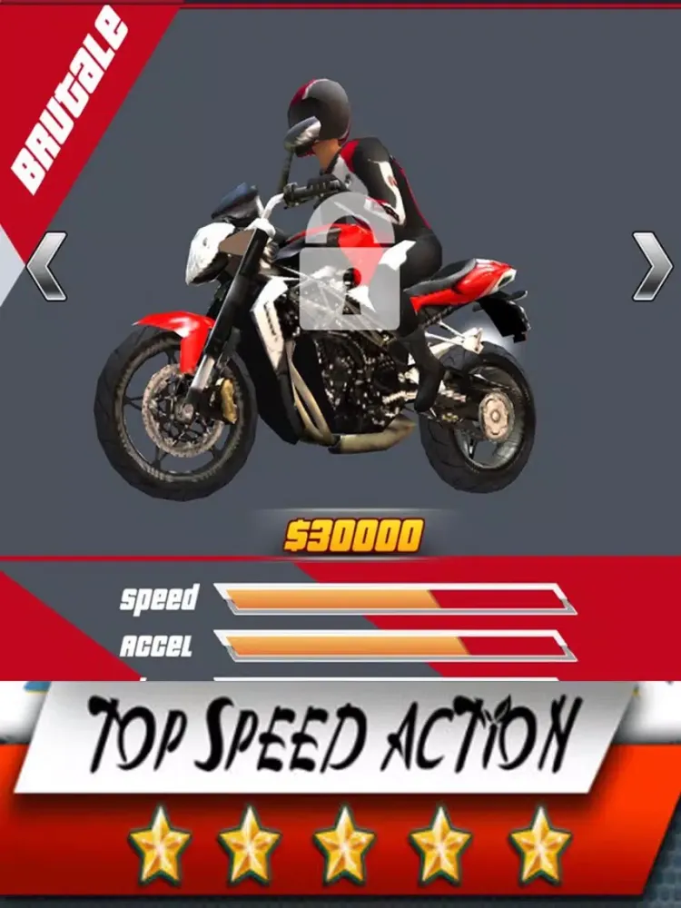 Capturas de pantalla de Crazy Bike Traffic Racing Free iPad 