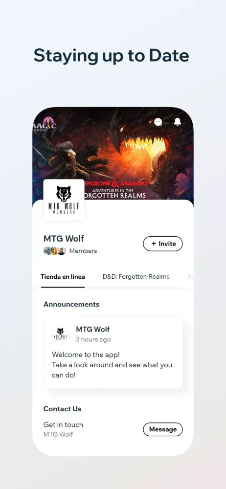 Screenshot di MTG Wolf Members