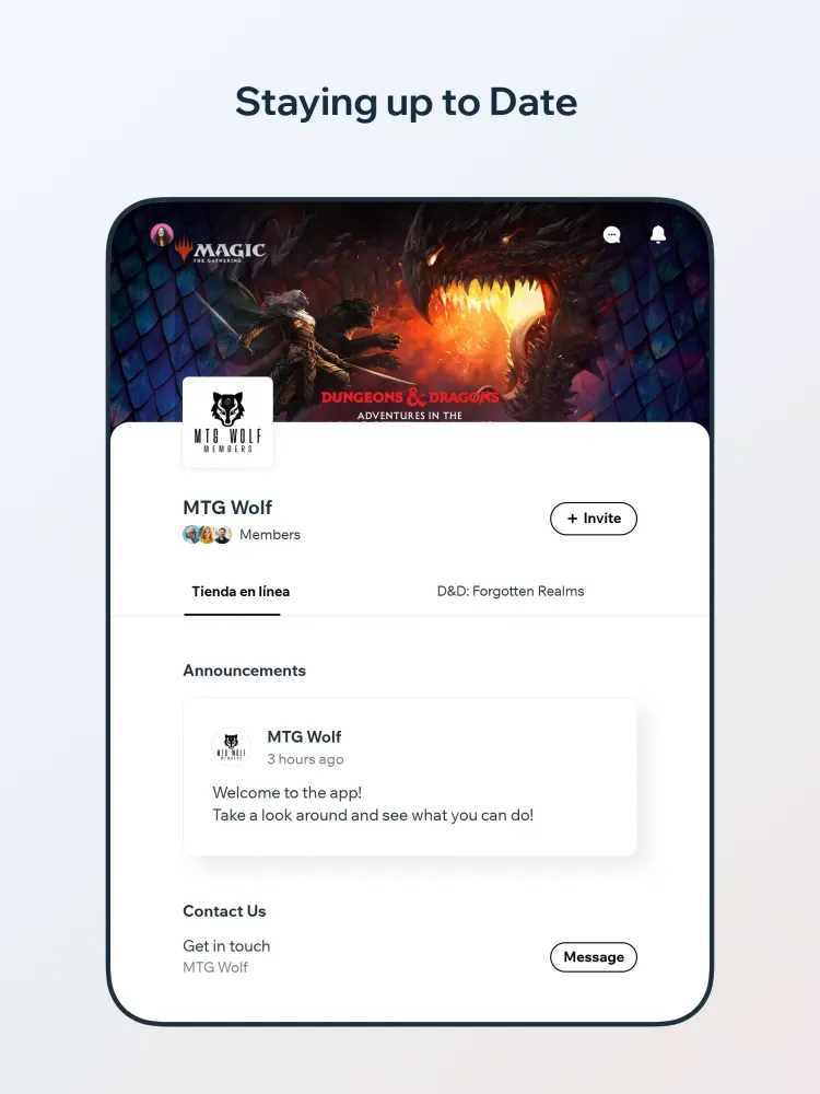 Screenshot di MTG Wolf Members