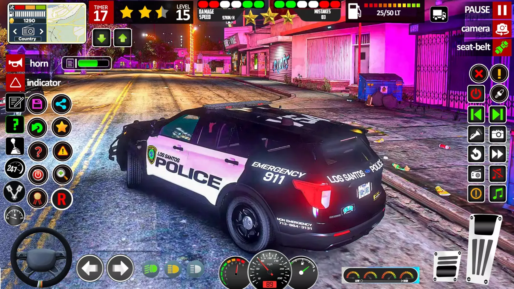 Скриншоты Police Car Chase: City Police