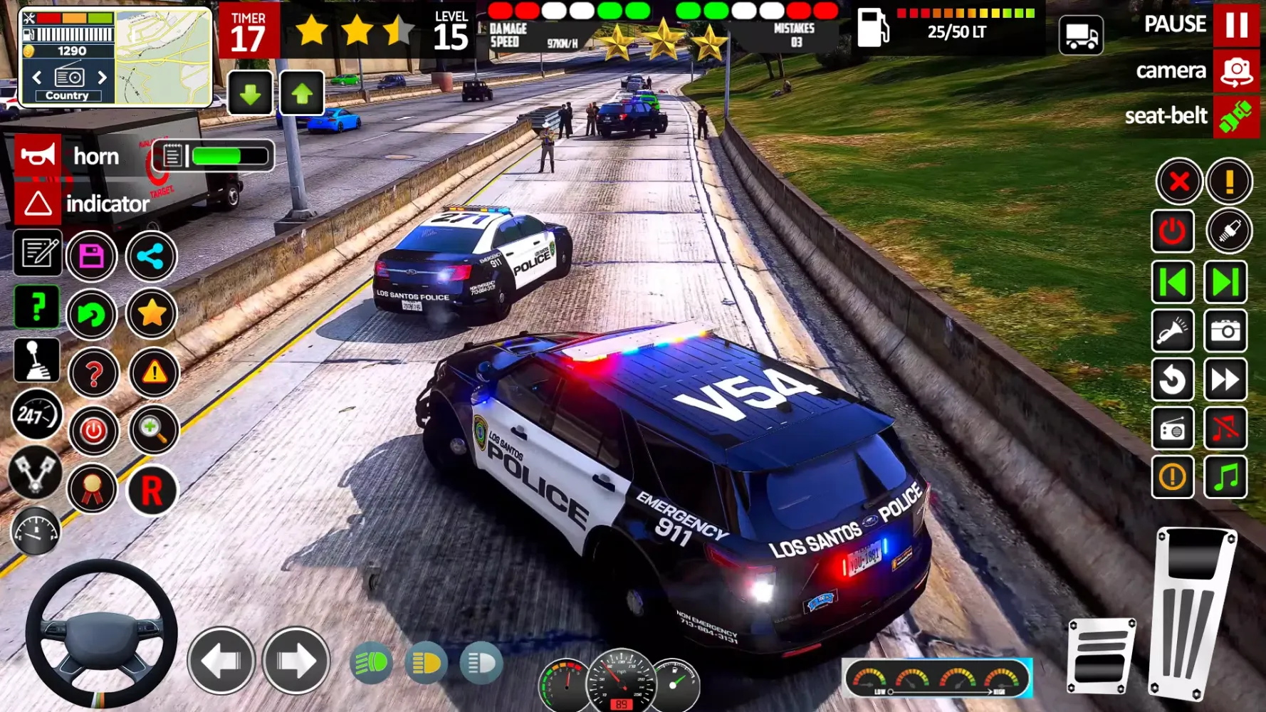 Скриншоты Police Car Chase: City Police