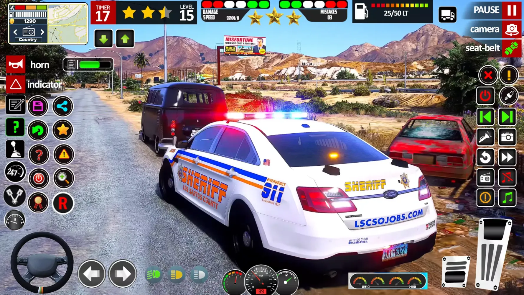Скриншоты Police Car Chase: City Police