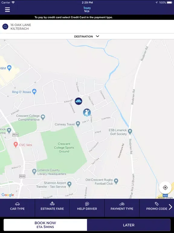 Treaty Taxis iPad  স্ক্রিনশট