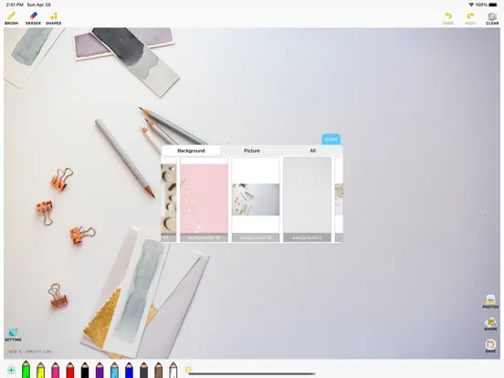 Captures d'écran de Tô Vẽ iPad 