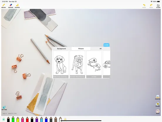Captures d'écran de Tô Vẽ iPad 