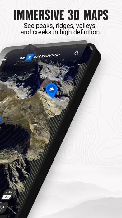 onX Backcountry Ski Tracks Screenshots