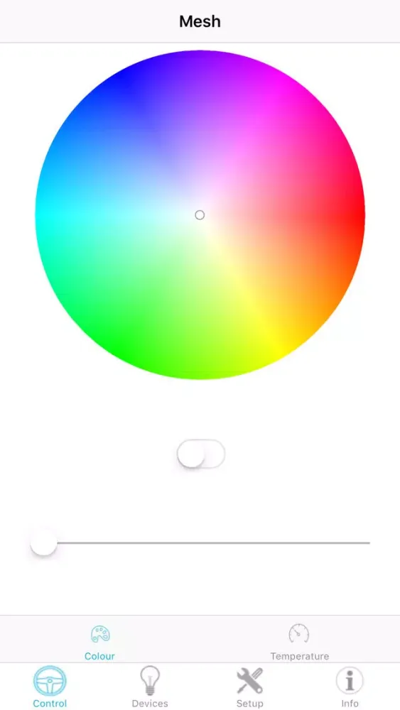 Tangkapan layar MtM MtConnect02 Smart Lighting