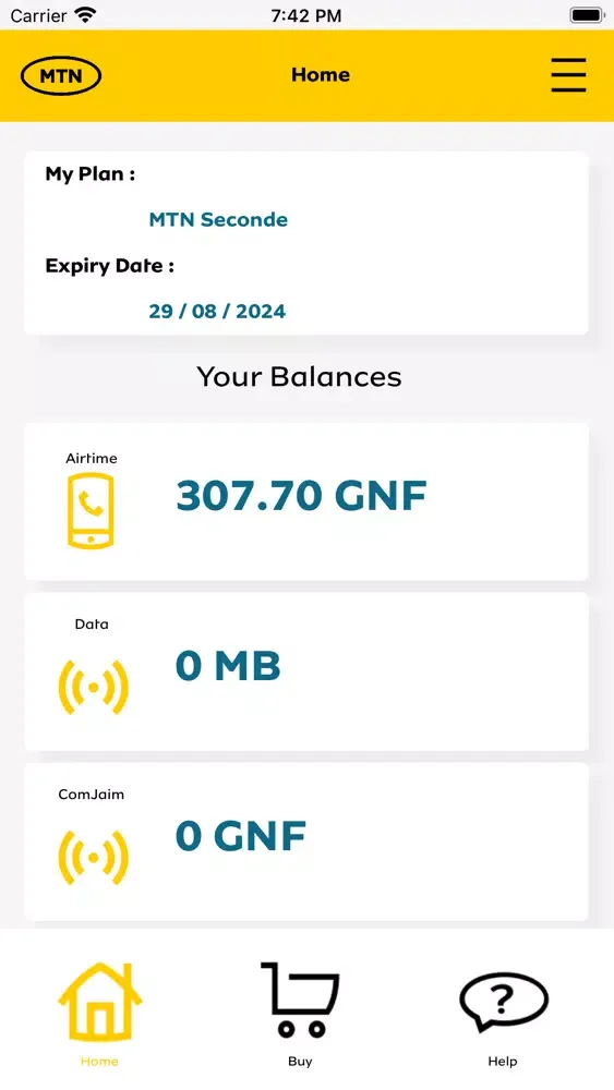 MyMTN Guinee Conakry Screenshots