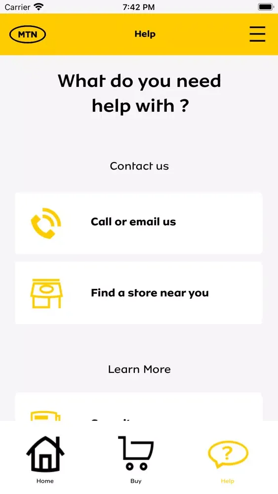MyMTN Guinee Conakry Screenshots