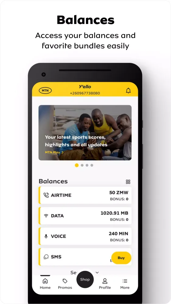 MyMTN Zambia स्क्रीनशॉट