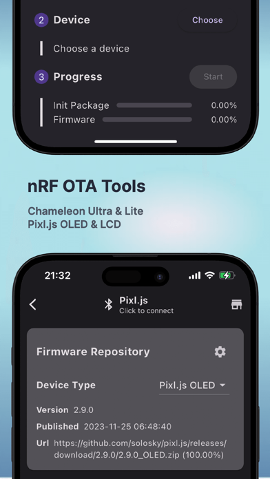 Tangkapan skrin MTools BLE RFID Reader