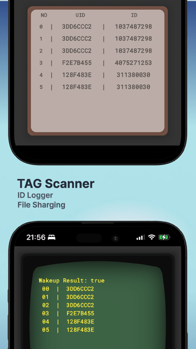 Tangkapan skrin MTools BLE RFID Reader