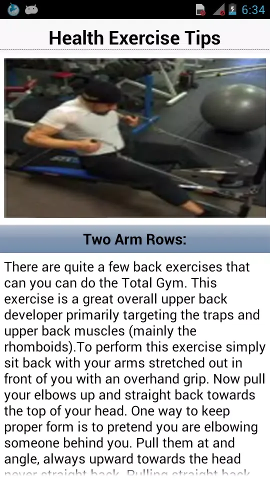 Health Exercise Tips應用截圖