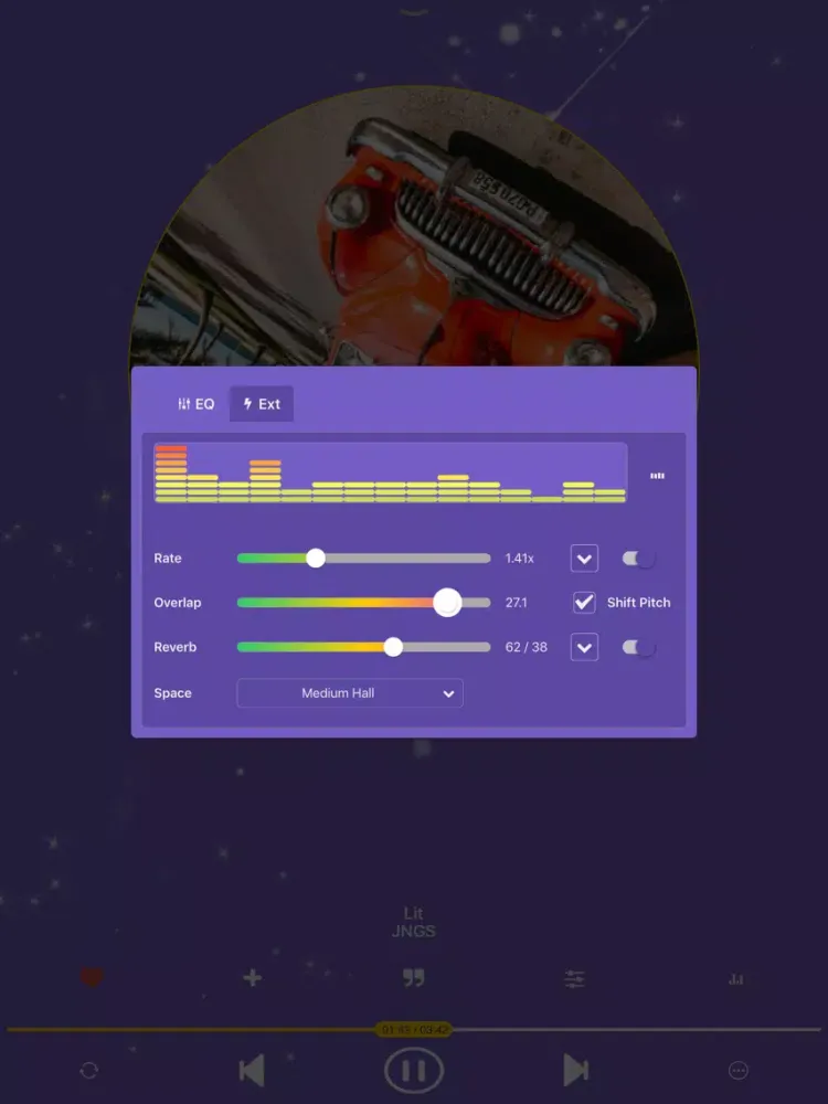 Скриншоты Equalizer Player iPad 
