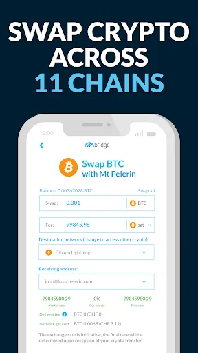 Скриншоты Bridge Wallet