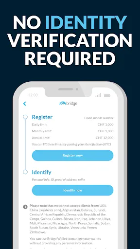 Скриншоты Bridge Wallet