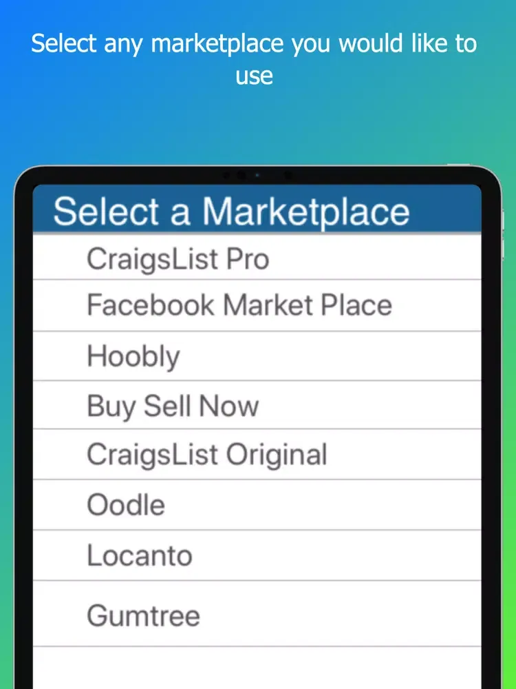 Classified Listings Mobile iPad  Screenshots