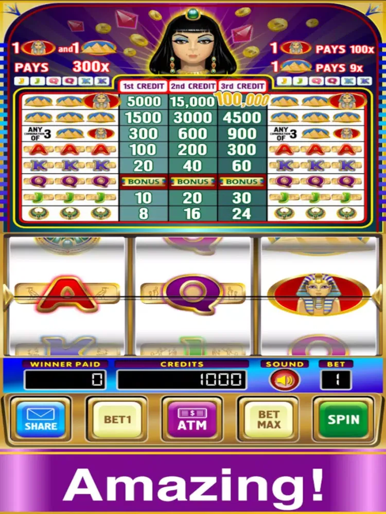 Ancient Egyptian Jackpot Slots Pro Edition iPad  Ekran Görüntüleri