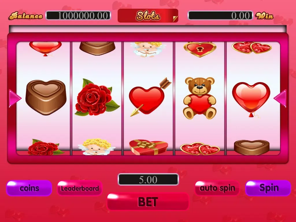 Valentine Shuffle Slots - Valentine's Day Slot Machine iPad  スクリーンショット